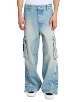 Physical Education Denim Track Logo Cargo Pants