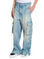 Physical Education Denim Track Logo Cargo Pants