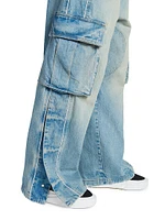 Physical Education Denim Track Logo Cargo Pants