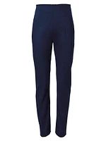Cabana Cotton-Blend Slim-Straight Pants