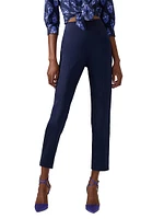 Cabana Cotton-Blend Slim-Straight Pants