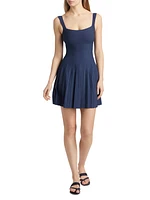 Ellison Rib-Knit Minidress