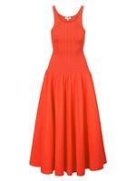 Yamila Drop-Waist Midi-Dress