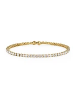 Tennis Bracelet in 18K Yellow Gold