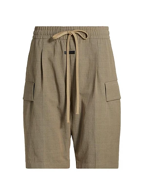 Cargo Drawstring Shorts