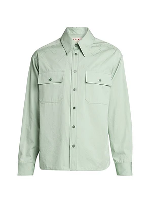 Confetti Jacquard Utility Shirt