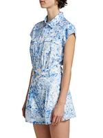 Morgan Floral Poplin Romper