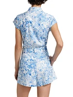Morgan Floral Poplin Romper