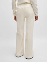 Regular-Fit Trousers in Stretch-Cotton Velvet