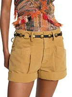 Karlo Studded Leather Skinny Belt