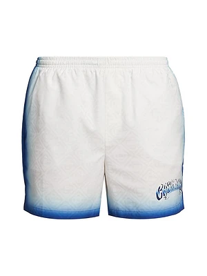 Jacquard Monogram Swim Shorts