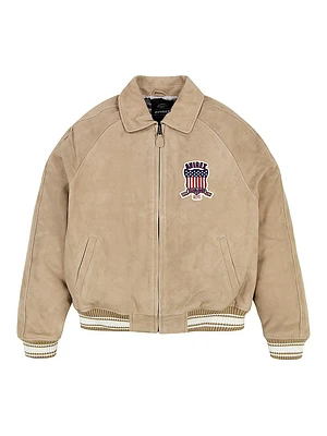 Icon Suede Bomber Jacket