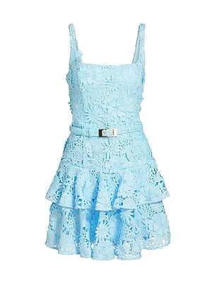 Lisette 3D Guipure Lace Minidress