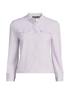 The Diamond Stretch Knit Jacket