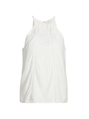 Mila Embroidered Halter Top