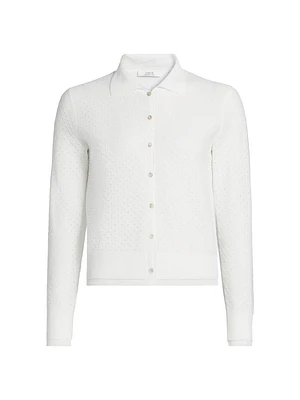 Double Layer Mesh Cardigan