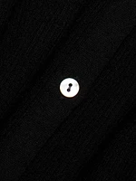 Round Neck Cashmere-Silk Cardigan