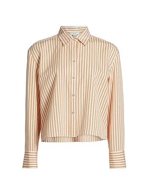 Till Stripe Cropped Shirt