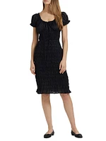 Rosalynn Tie-Waist Midi-Dress