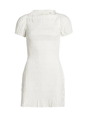 Rizzo Smocked Minidress