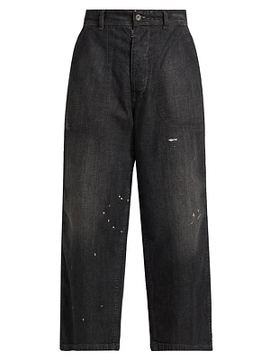 Oversized Vintage Wash Pants