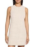 Tweed Sleeveless Shift Dress
