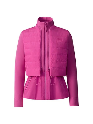 Priscilla Mixed-Media Jacket