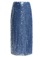 Leilani Sequined Midi-Skirt