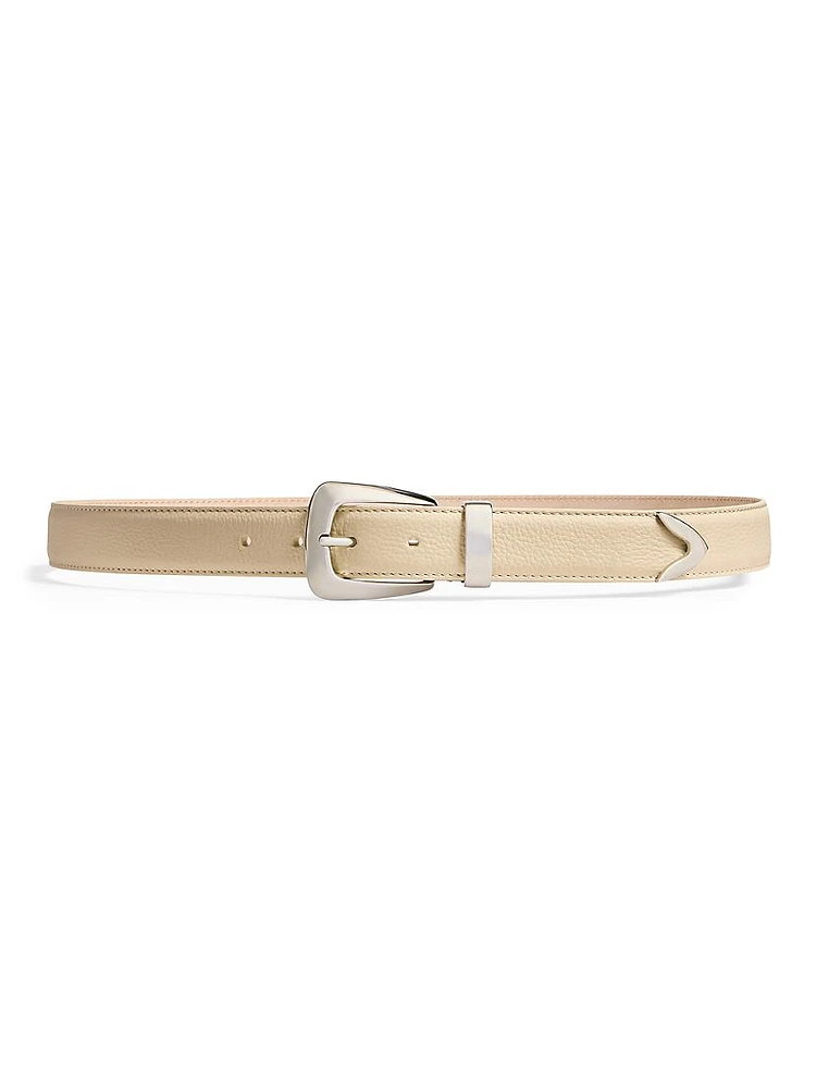 Benny Grained Leather Belt