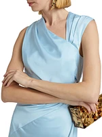 Becca Asymmetric Sleeveless Maxi Dress
