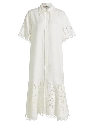 Marja Embroidery Shirtdress