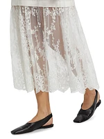 Marja Embroidery Mesh Tank Dress
