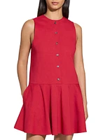 Sleeveless A-Line Mini Dress