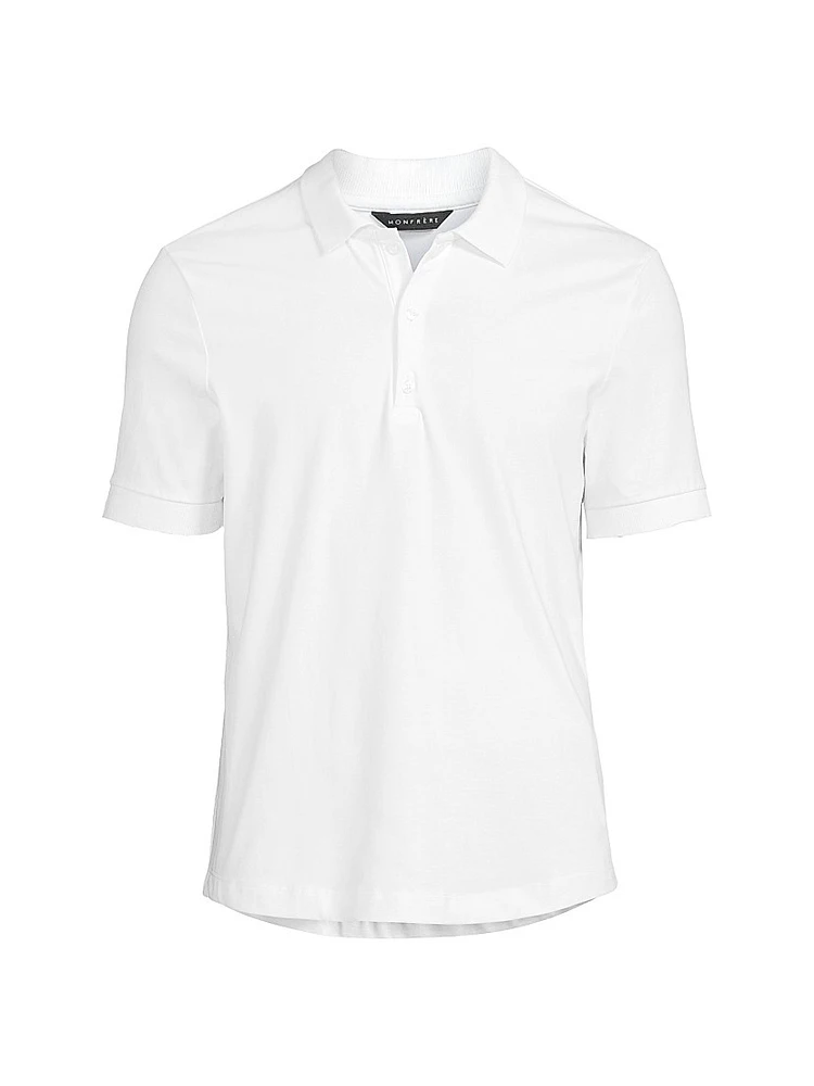 Pierce Stretch Cotton Slim-Fit Polo Shirt