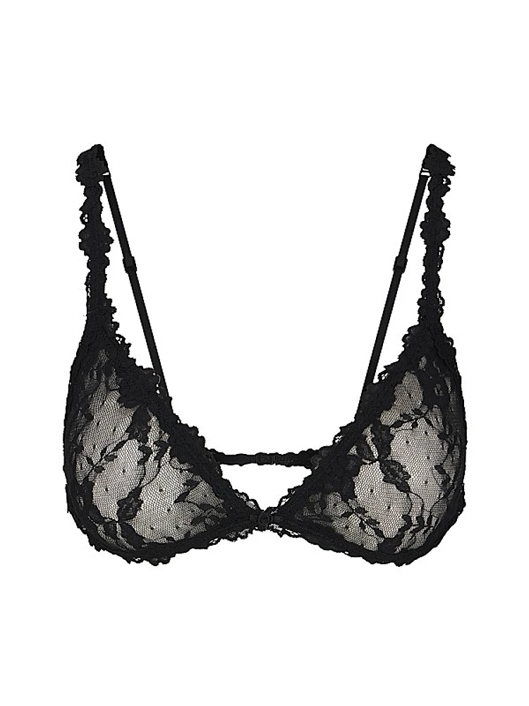 Stretch Lace Triangle Bralette