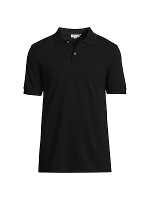 Cotton Piqué Short-Sleeve Polo Shirt