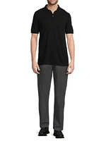 Cotton Piqué Short-Sleeve Polo Shirt