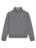Tracksuit Jacket Fleece and Sequins