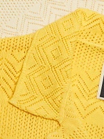 The Flyest Crocheted Dip-Dyed Cotton Shirt