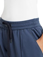Stretch Cotton Lightweight French Terry Track Trousers
