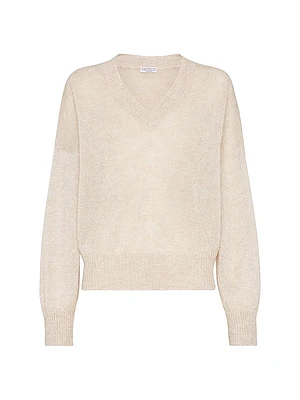 Sparkling Mohair and Wool Sweater