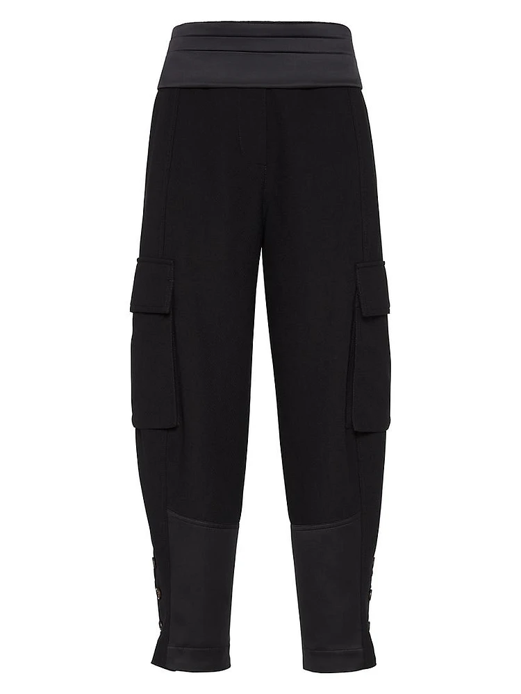 Cotton and Linen Cavalry Explorer Cargo Trousers