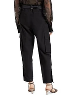 Cotton and Linen Cavalry Explorer Cargo Trousers