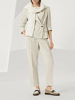 Linen Sparkling Canvas Slouchy Trousers