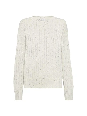 Cotton Dazzling Cables Sweater
