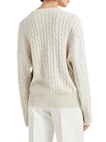 Cotton Dazzling Cables Sweater