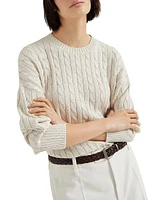 Cotton Dazzling Cables Sweater