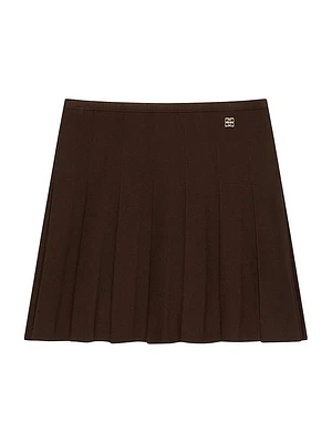 Pleated Skirt Wool