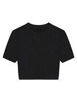 Cropped Sweater Monogram 72 Jacquard
