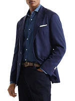 Délavé Silk Twill Deconstructed Cavallo Blazer
